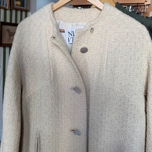 Vintage Coat with Pearl Buttons